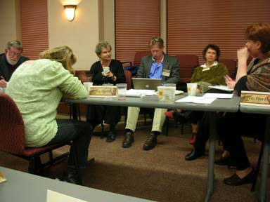 Susan Noakes, Roger Hart (U of Texas), Denise Spellberg (U of Texas), Gabriela Currie (U of Minnnesota)